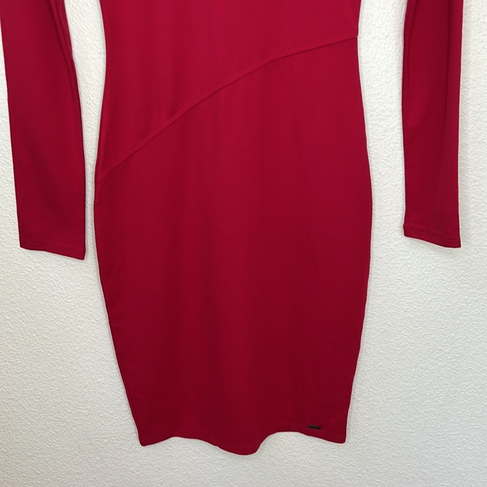 NWT Armani Exchange Red Bodycon Dress. Size XS - Picture 5 of 10